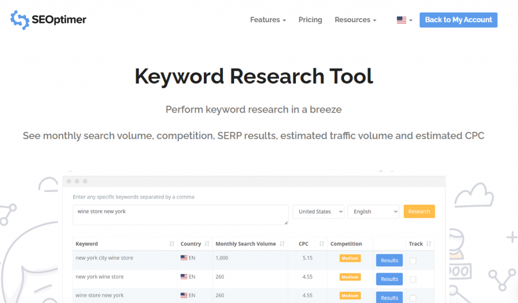 keyword research tool